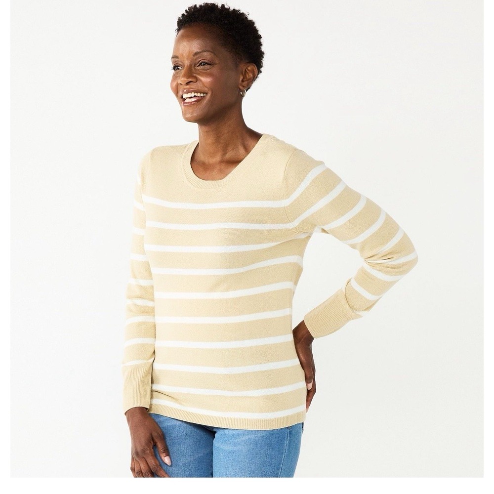 Croft & Barrow Extra Soft Crewneck Sweater  NEW‎ Size M